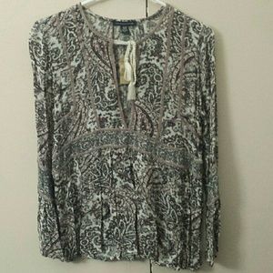 American Eagle Boho Shirt
